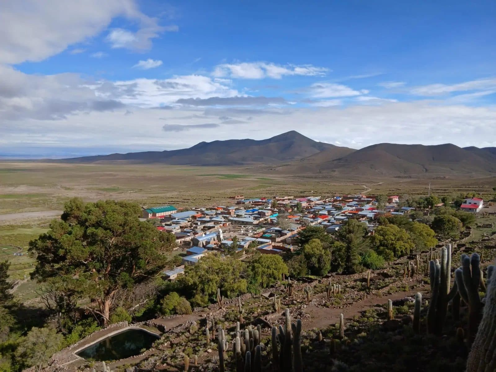 Santiago de Agencha en verano