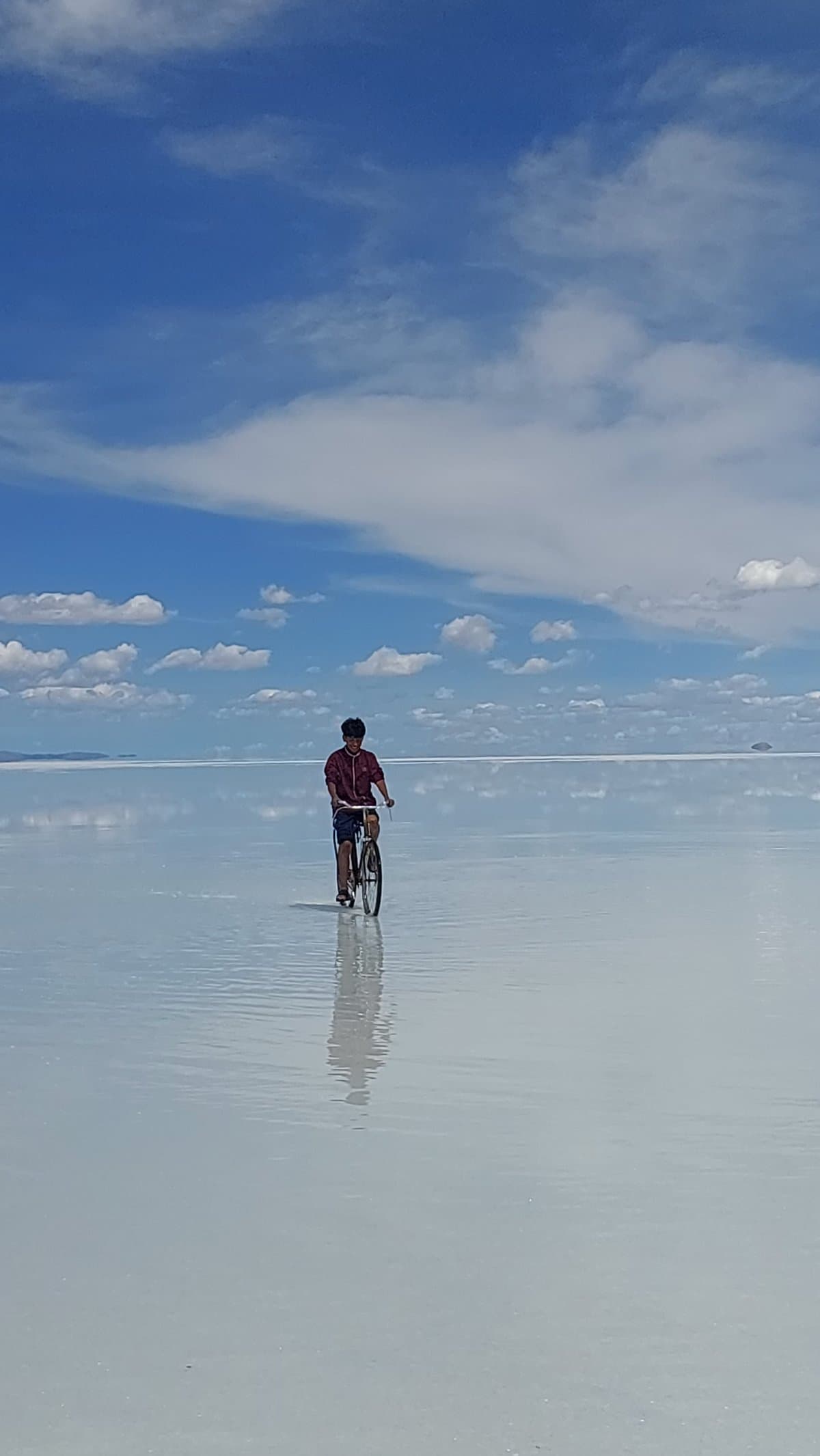 Bicicleta utilizada para cruzar el Salar de Uyuni